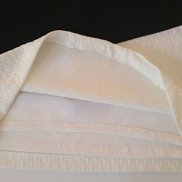 MSK Womens Colorblock Lined Stretch Pullover Dress Shift Black White Size Small - Picture 10 of 11